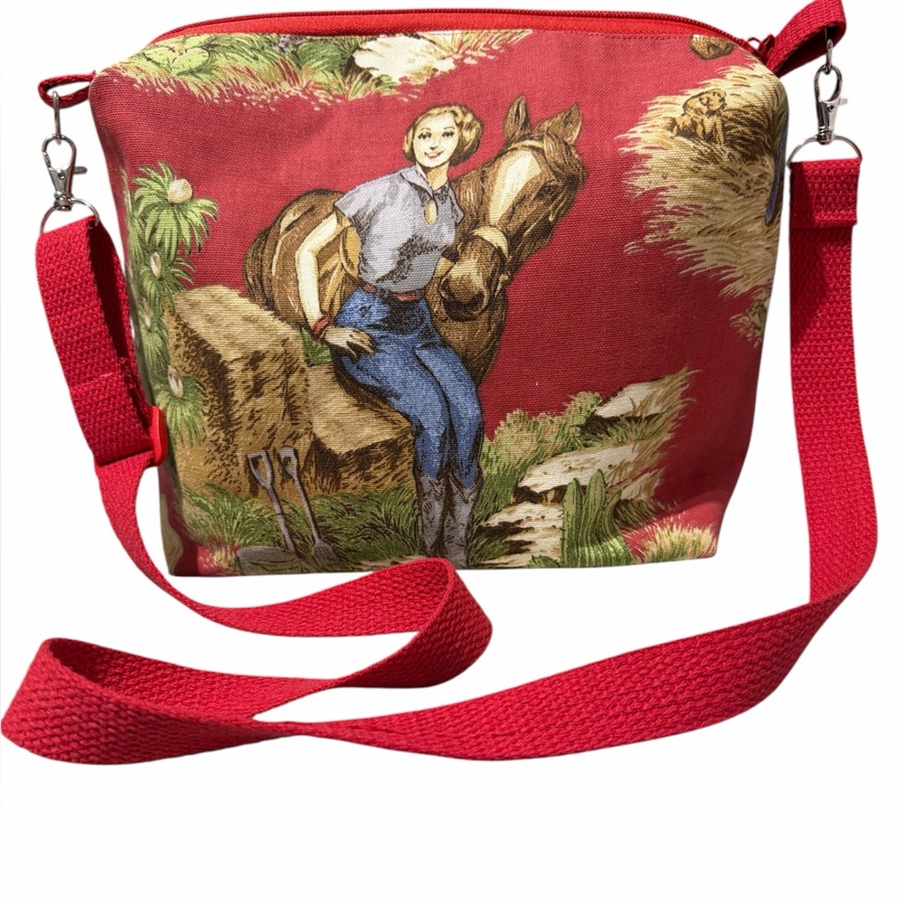 Crossbody cowgirl purse Equestrian bag